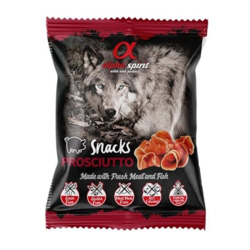 Félnedves snack kockák - sonkás (Alpha Spirit)