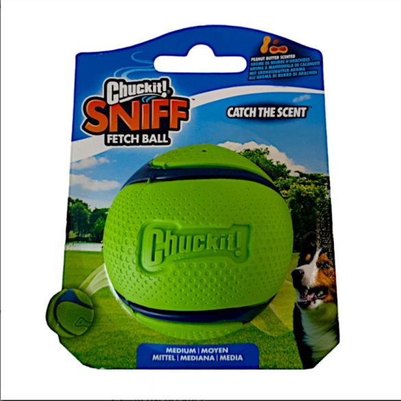 Max Glow Squeaker Ball - világító sípolós labda (Chuckit!)
