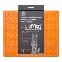 LickiMat Classic Buddy Large - narancssárga